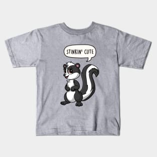 Stinkin' Cute Skunk Kids T-Shirt